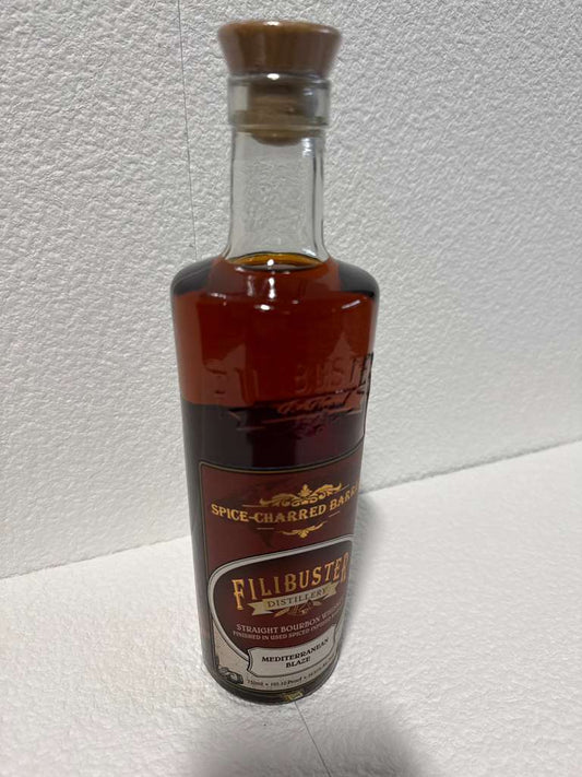 Filibuster Spice-Charred Mediterranean Blaze Finished in Spiced-Infused Barrels Straight Bourbon Whiskey 750ml